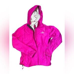 Women’s North Face Pink Rain Jacket Medium